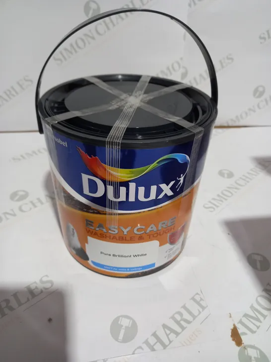 DULUX EASYCARE PURE BRILLIANT WHITE MATT EMULSION PAINT, 2.5L