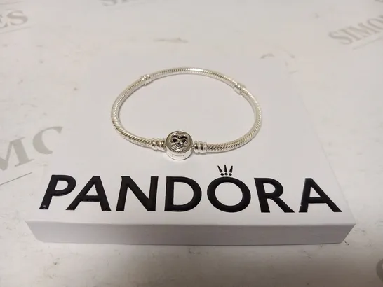 BOXED PANDORA 'LOVE FOREVER' SMALL BRACELET