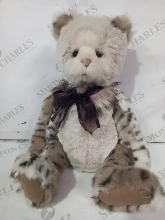 CHARLIE BEARS GENEVIEVE PLUMO COLLECTION TEDDY BEAR