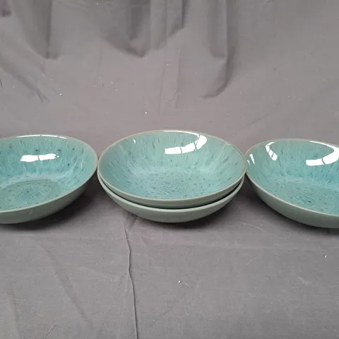 BOXED UNBRANDED 4 PIECE BOWL SET IN TEAL - COLLECTION ONLY