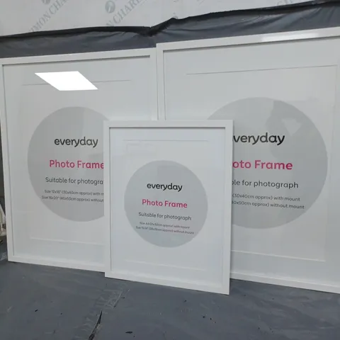 3 EVERYDAY PHOTOFRAMES (2 40x50cm, 1 A4)