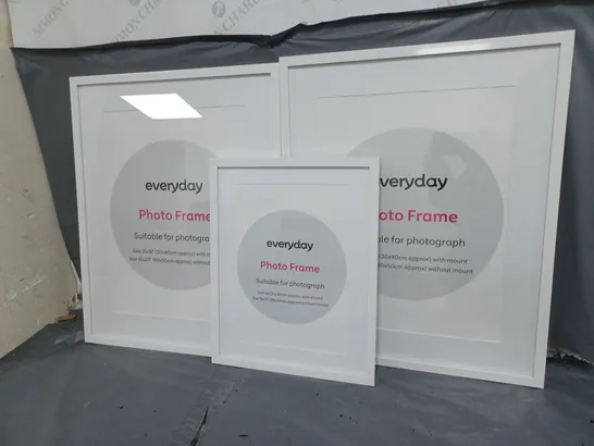 3 EVERYDAY PHOTOFRAMES (2 40x50cm, 1 A4)