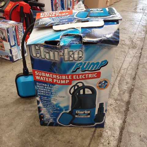 BOXED CLARKE SUBMERSIBLE ELECTRIC WATER PUMP 