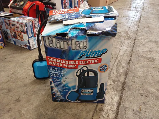 BOXED CLARKE SUBMERSIBLE ELECTRIC WATER PUMP 