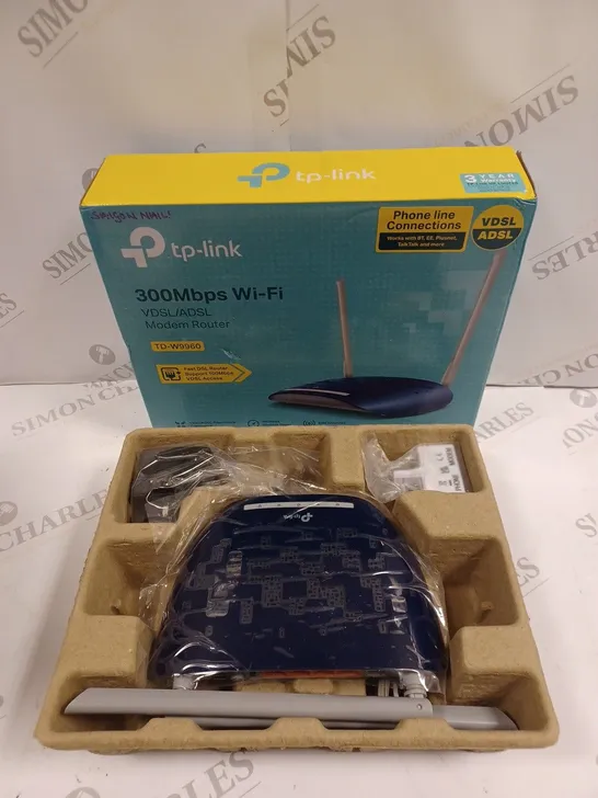 BOXED TP-LINK 300MBPS WIFI ADSL ROUTER 