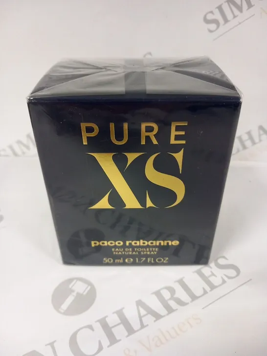 BOXED PACO RABANNE PURE XS EAU DE TOILETTE 50ML