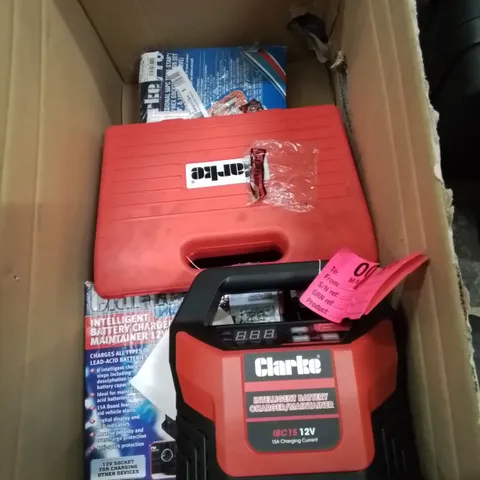 LOT CONTAINING VARIOUS TOOLS TO INCLUDE, INTELLIGENT BATTERY CHARGER, DRILL BIT SETS, ETC.