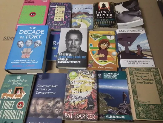 LARGE QUANTITY OF ASSORTED BOOKS TO INCLUDE MAURICE KEEN MEDIEVAL EUROPE, CONQUERING THE IMPOSSIBLE, DON WINSLOW THE POWER OF THE DOG AND VARIOUS CHILDREN'S BOOKS