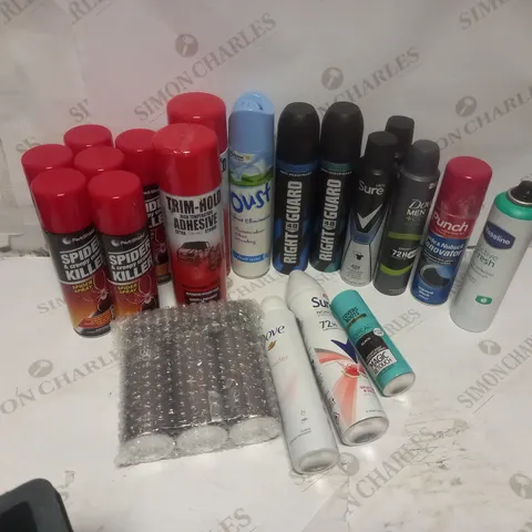 BOX OF  ASSORTED HEALTH AND BEAUTY PRODUCTS - INCLUDING BUG SPRAY, SURE DEODERANT