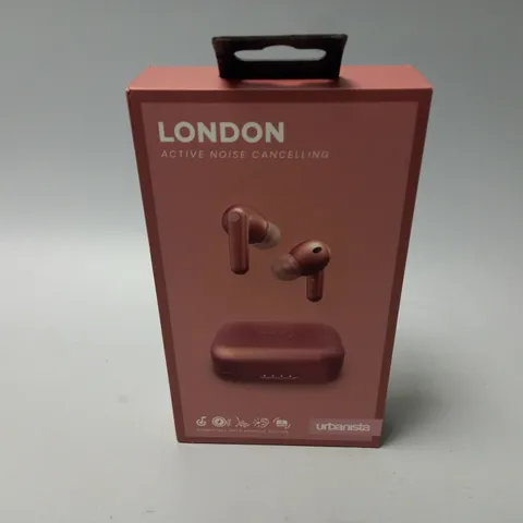 BOXED AND SEALED URBANISTA LONDON ACTIVE NOISE CANCELLING EARBUDS