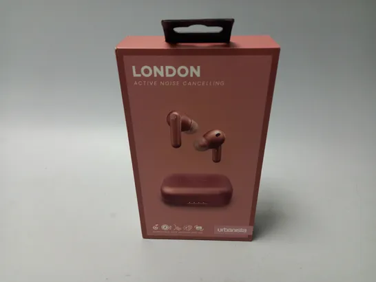 BOXED AND SEALED URBANISTA LONDON ACTIVE NOISE CANCELLING EARBUDS