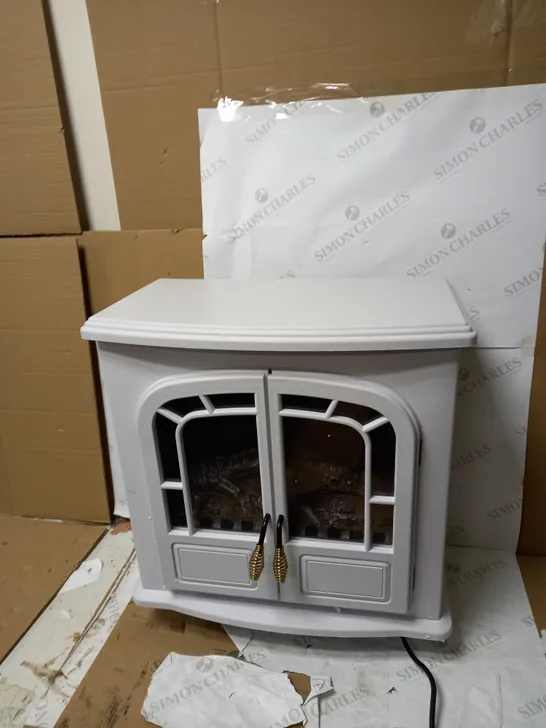 WINGHAM 2000W WHITE ELECTRIC STOVE HEATER