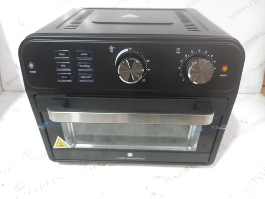 BOXED COOK'S ESSENTIAL 21-LITRE AIRFRYER OVEN IN BLACK 