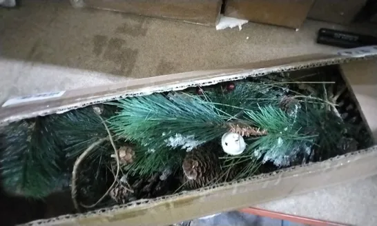 BOX OF CHRISTMAS DECORATIONS 