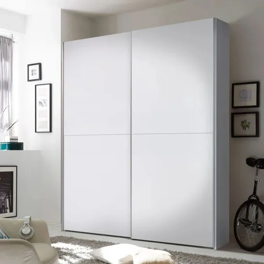 BOXED KRYGER 2 DOOR WARDROBE - WHITE