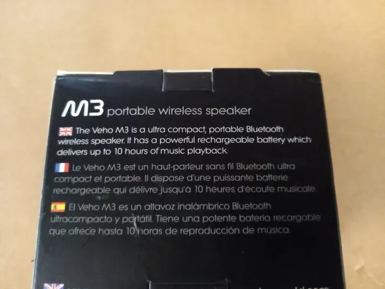 SEALED VEHO M3 PORTABLE WIRELESS SPEAKER