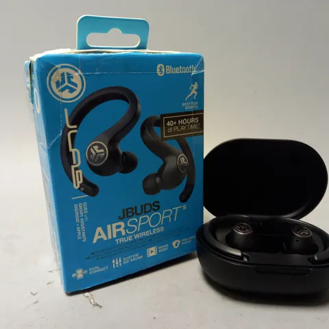 BOXED JLAB JBUDS AIR SPORT EARBUDS IN BLACK