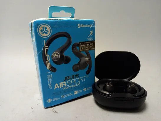 BOXED JLAB JBUDS AIR SPORT EARBUDS IN BLACK