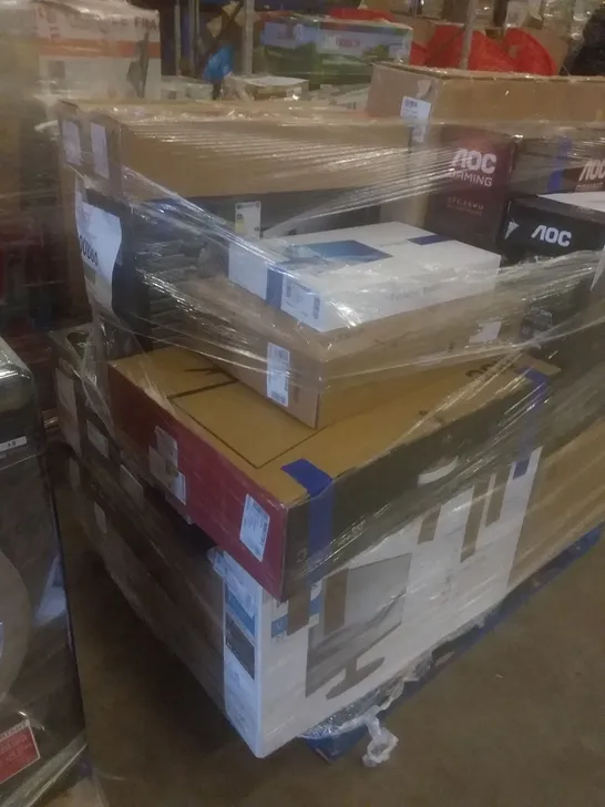 PALLET OF APPROXIMATELY 27 ASSORTED MONITORS INCLUDING 