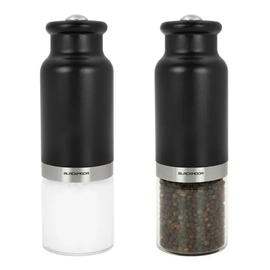 BOXED BATTERY POWERED PEPPER MILL (SET OF 2)