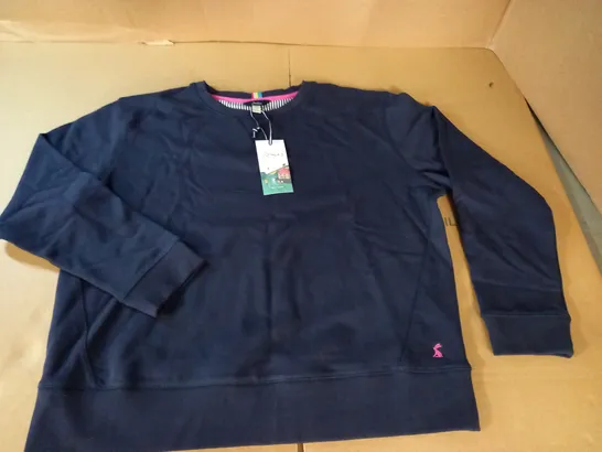 JOULES MONIQUE NAVY JUMPER - SIZE 14