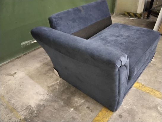 BLUE FABRIC SECTION - NO BACK CUSHIONS