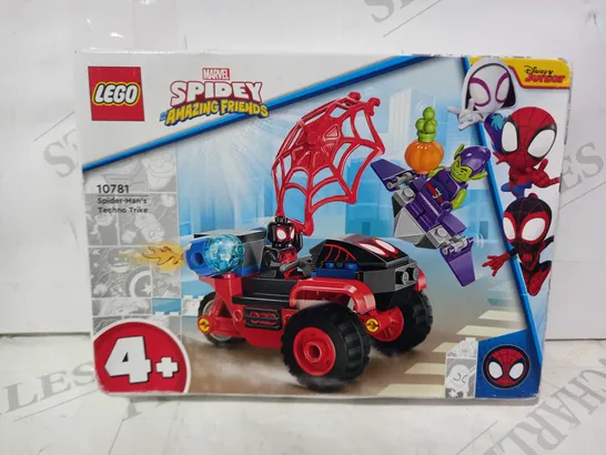 LEGO MARVEL SPIDEY AMAZING FRIENDS 10781 SPIDER-MAN'S TECHNO TRIKE