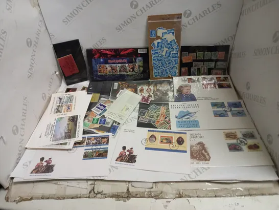 LARGE QUANTITY OF STAMPS AND STAMP COLLECTIONS