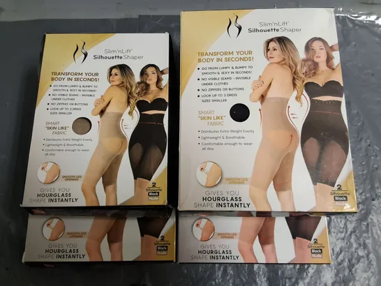 LOT OF 4 SLIM N LIFT SILHOUETTE 2-PACKS - VARIOUS SIZES