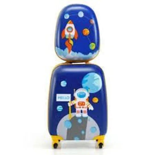 BOXED COSTWAY KIDS' 2-PIECE LUGGAGE SET WITH BACKPACK & SUITCASE