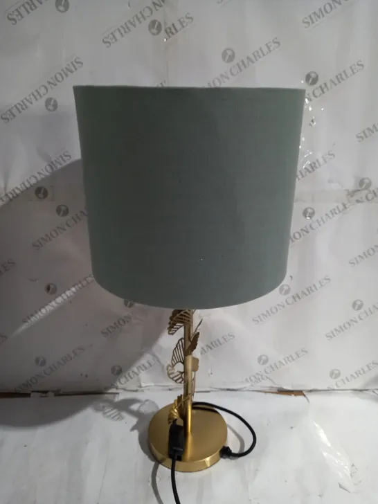 DESIGNER LEAF DETAL TABLE LAMP