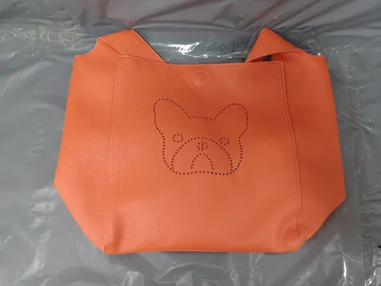 BEN DE LISI ELLA TOTE BAG IN ORANGE