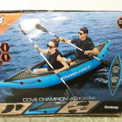BOXED HYDRO-FORCE COVE CHAMPION X2 2 PERSON INFLATABLE KAYAK