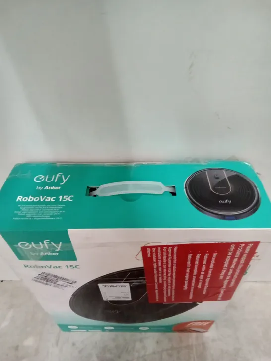 BOXED ANKER EUFY 15C ROBOTIC VACUUM CLEANER RRP £199