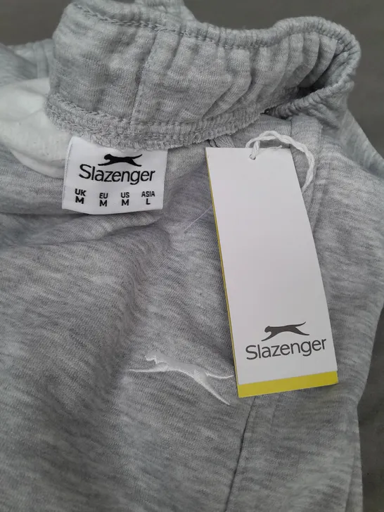 SLAZENGER SIAZ FLEECE PANTS IN GREY MARL - MEDIUM