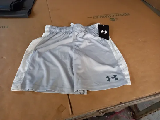 PAIR OF UNDER ARMOUR CHILDRENS SHORTS SIZE 4-5 YEARS 