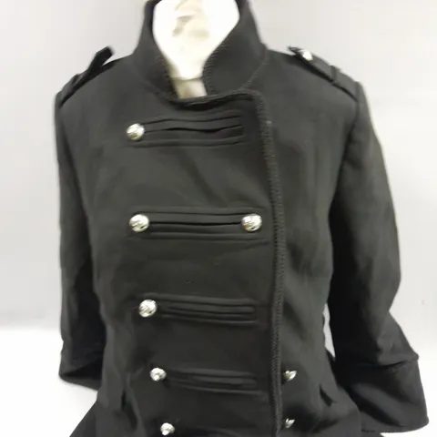 JULIEN MACDONALD FRONT BUTTON COAT SIZE UNSPECIFIED