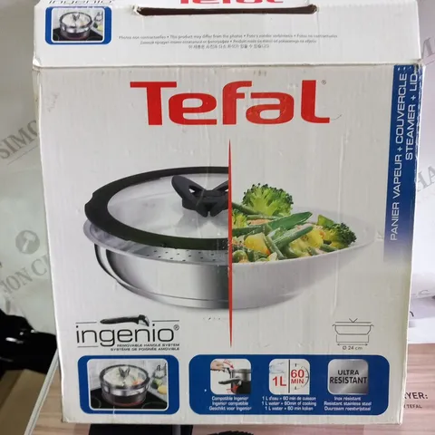 BOXED TEFAL INGENIO STEAMER AND LID
