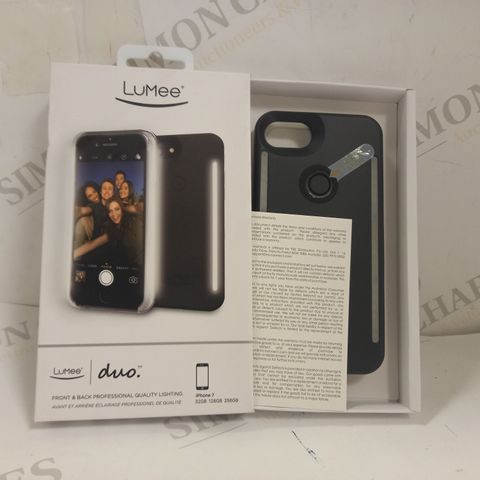 LUMEE DUO SMARTPHONE CASE WITH FRONT AND BACK PROFESSIONAL QUALITY LIGHTING FOR IPHONE 7