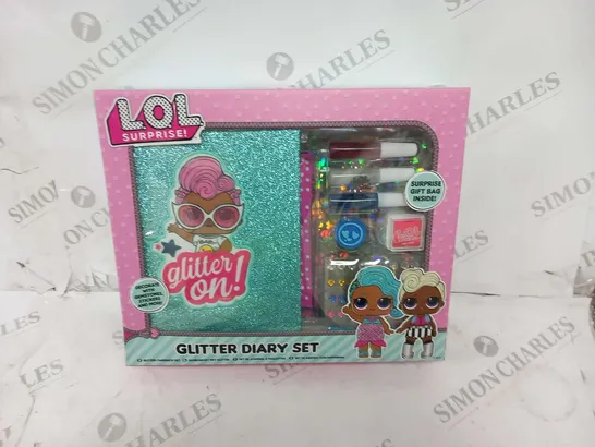 APPROXIMATELY 12 BOXED L.O.L. SURPRISE! GLITTER DIARY SETS