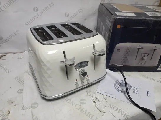 DELONGHI CTJ4003.W BRILLANTE TOASTER  RRP £94.99