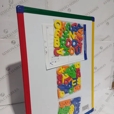 BOXED FOLDAWAY WHITEBOARD WITH MAGNETIC LETTERS