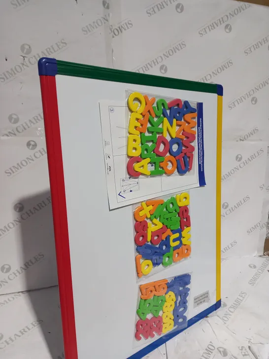 BOXED FOLDAWAY WHITEBOARD WITH MAGNETIC LETTERS