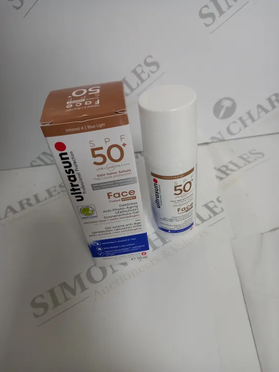 ULTRASUN FACE TINTED SPF 50+ HONEY 50 ML