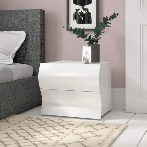 BOXED COLBIE MANUFACTURED WOOD BEDSIDE TABLE (1 BOX)