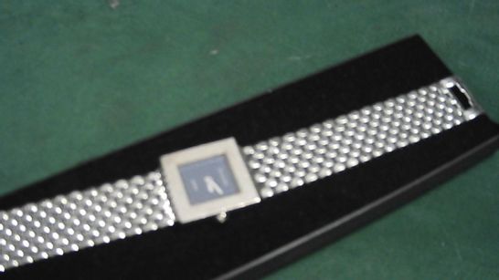 SHAON SILVER SQUARE FACE WATCH