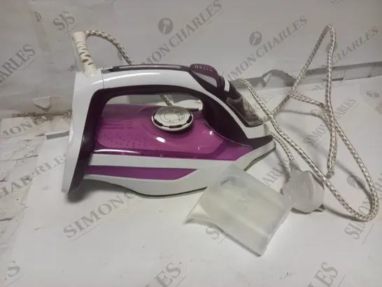 ZANUSSI 2800W STEAM IRON, PINK