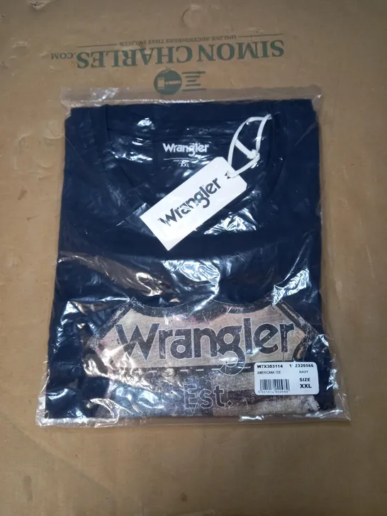 WRANGLER AMERICANA TSHIRT - NAVY, UK 2XL 