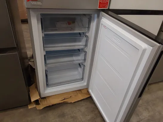 HOOVER HOCT3L517FSK 252 LITRE 50/50 FREESTANDING FRIDGE FREEZER SILVER - UNPROCESSED RAW RETURN