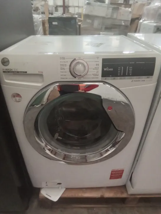 HOOVER H-WASH 300 H3WS495TACE/1-80 9KG WASH, 1400 SPIN WASHING MACHINE - WHITE RRP £319.99